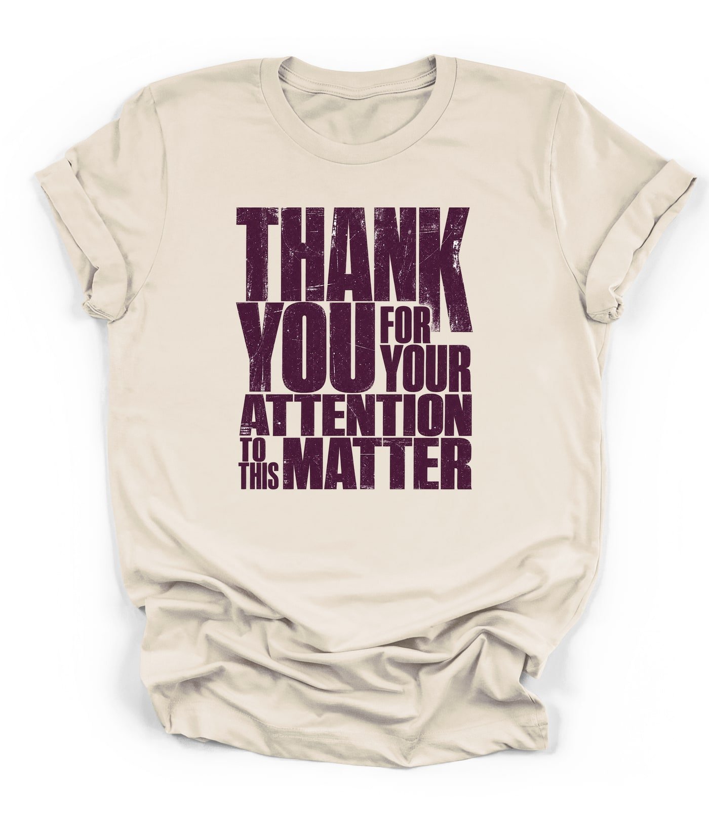 Thank You For Your Attention To This Matter Tee